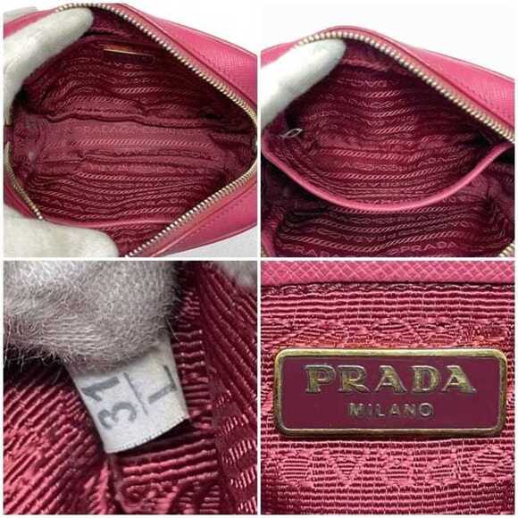 PRADA Pink Leather Saffiano Shoulder Bag - Picture 4 of 11
